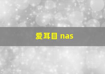 爱耳目 nas